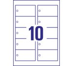 Etiquette américaine, carton, 185 g/m2