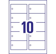 Etiquette américaine, carton, 185 g/m2