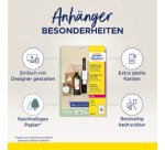 Etiquette américaine, carton, 220 g/m2