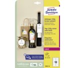 Etiquette américaine, carton, 220 g/m2