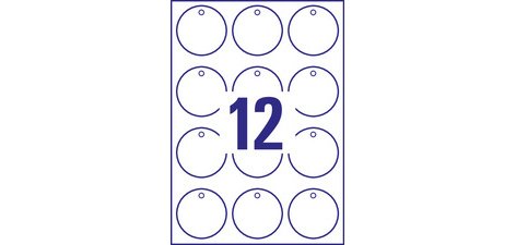 Etiquette américaine, carton, 220 g/m2