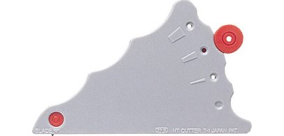 Cutter T-1P, boîtier en plastique, lame de 18 mm, beige
