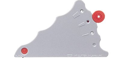 Cutter T-1P, boîtier en plastique, lame de 18 mm, beige