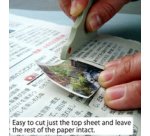 Cutter T-1P, boîtier en plastique, lame de 18 mm, beige