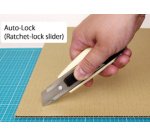 ZL-1P, boîtier en plastique, lame de 18 mm, ivoire