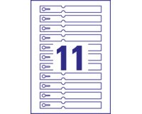 Etiquette à boucle, film, 160 x 17 mm, blanc