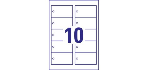 Etiquette américaine, film, mat, blanc