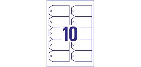 Etiquette américaine, film, mat, blanc