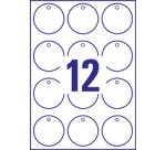American label, film, matte, white