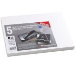 Carton Mousse lot 5 feuilles A3 5mm - Blanc