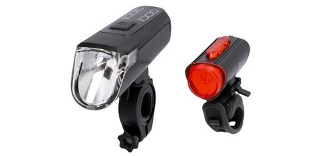 USB LED Bike Light Kit TWIN, Rechargeable