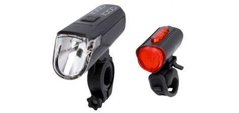 Kit d'éclairage LED USB pour vélo TWIN, rechargeable