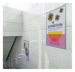 Posterdisplay A4 profiel 25 mm aluminium