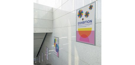 Rahmen für Poster, A1, Profil 25 mm, Aluminium