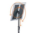 Support d'information, cadre alu rabattable, A4