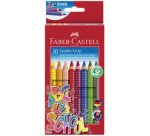 FABER-CASTELL Crayon de couleur Jumbo GRIP, étui promo