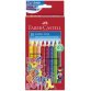 FABER-CASTELL Crayon de couleur Jumbo GRIP, étui promo