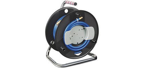 Dévidoir de tuyau à air comprimé, 20 m, noir/