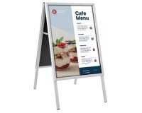 Panneau trottoir CLASSIC, A1, argent