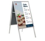 Panneau trottoir CLASSIC, B1, argent