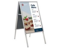 Panneau trottoir CLASSIC, B1, argent