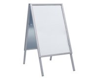 Panneau trottoir, imperméable, A1, argent