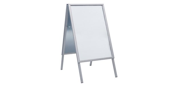 Sidewalk sign, waterproof, A1, silver