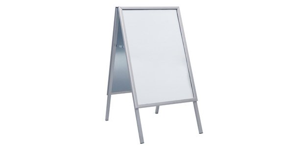 Panneau trottoir, imperméable, A1, argent