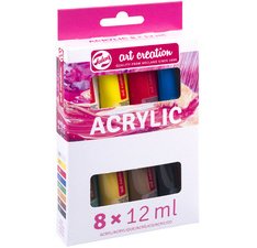 ROYAL TALENS Acrylique Art Creation, 12 ml, set de 8