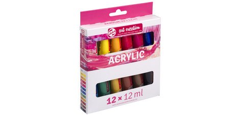 ROYAL TALENS Acrylique Art Creation, 12 ml, set de 12