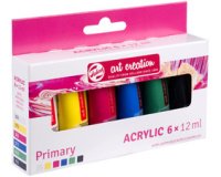 ROYAL TALENS Acrylique Art Creation Primary Set, 6 x 12 ml