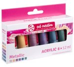 ROYAL TALENS Acrylique Art Creation Metallic Set, 6 x 12 ml