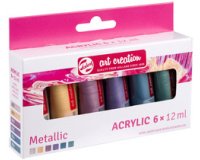 ROYAL TALENS Acrylique Art Creation Metallic Set, 6 x 12 ml