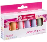 ROYAL TALENS Acrylique Art Creation Pastel Set, 6 x 12 ml