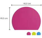 Sous-main Trend, demi-cercle, couleurs assorties