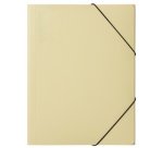 Chemise à élastiques 'Pastell eco', A4, PP, jaune