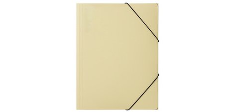 Chemise à élastiques 'Pastell eco', A4, PP, jaune