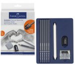 FABER-CASTELL Kit de dessin GOLDFABER CHARCOAL, 8 pièces
