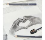 FABER-CASTELL Kit de dessin GOLDFABER CHARCOAL, 8 pièces