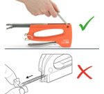 Agrafeuse manuelle Z2 53-13L, plastique, orange/