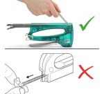 Agrafeuse manuelle Z2 53-13T, plastique, vert/