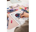 FABER-CASTELL Marqueur Sketch GOLDFABER, étui de 6 Manga