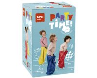 APLI Kids Jeu de la course en sac PARTY TIME