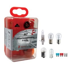 Kit d'ampoules et de fusibles de rechange H7, 8 pièces