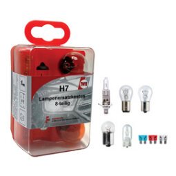 Kit d'ampoules et de fusibles de rechange H7, 8 pièces