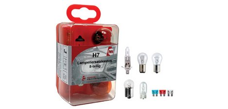 Kit d'ampoules et de fusibles de rechange H7, 8 pièces