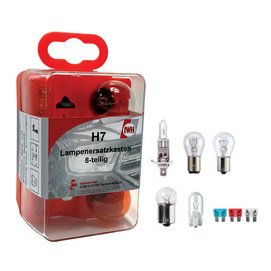 Kit d'ampoules et de fusibles de rechange H7, 8 pièces