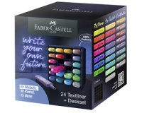 FABER-CASTELL Surligneur TEXTLINER 1546, en set de bureau