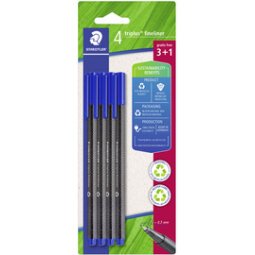 Fineliner triplus,  blister de 4, 3+1 GRATUIT