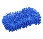 Eponge microfibre, 250 x 120 x 60 mm, bleu
